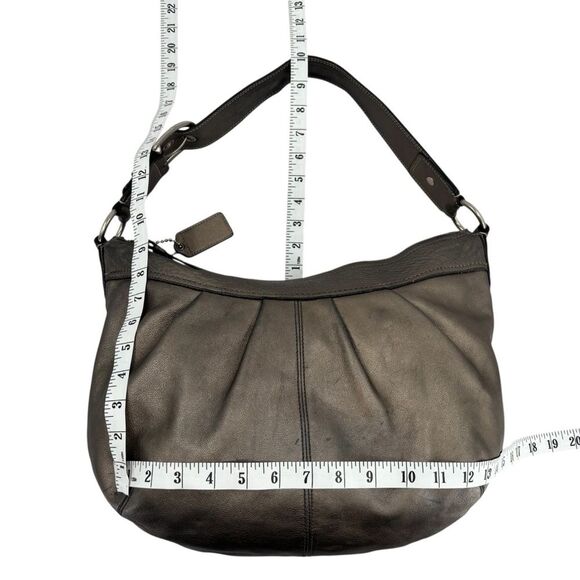 Coach Silver Metallic Pewter Soho Buckle Hobo Shoulder Bag  F13731 Y2K - Picture 7 of 7